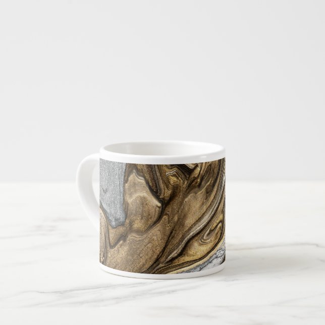 glamour 002 liquid brown colours espresso cup (Front Left)