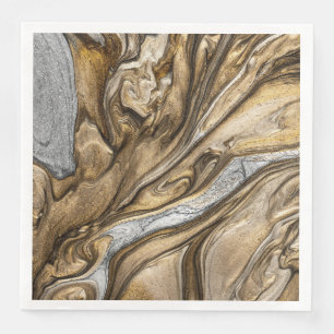 glamour 002 liquid brown colours napkin