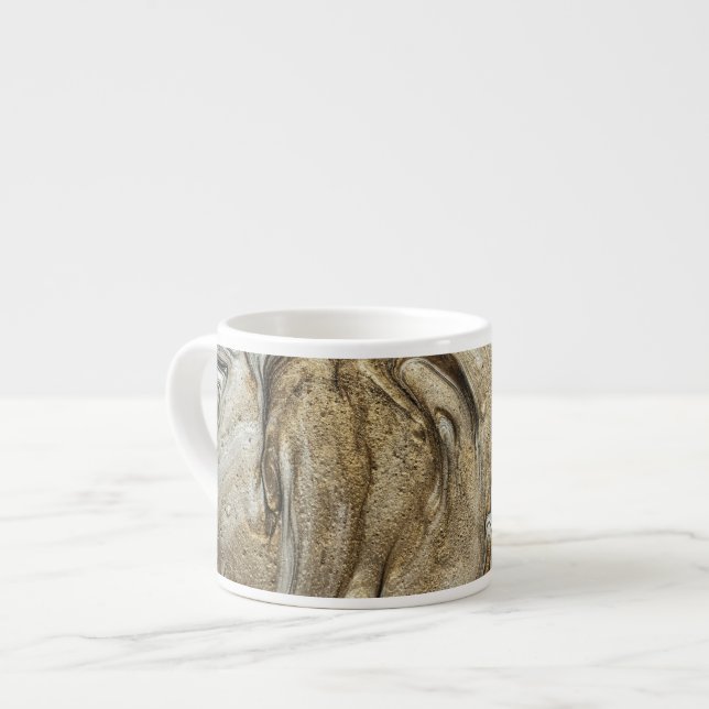 glamour 003 liquid brown colours espresso cup (Front Left)
