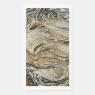 glamour 003 liquid brown colours paper guest towel napkin