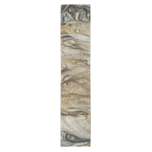 glamour 003 liquid brown colours short table runne runner