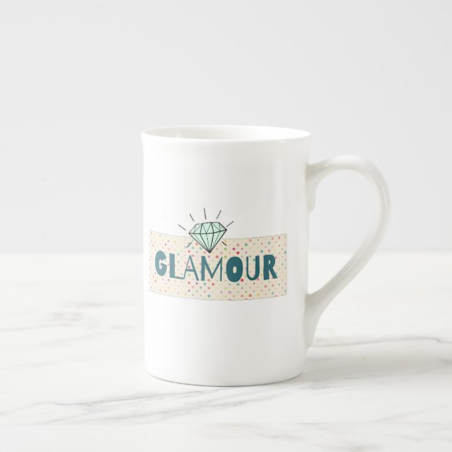 Glamour Bone China Mug (Right)