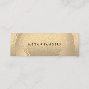 Glamour Brushed Mini Business Card