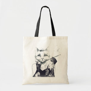 Glamour Cat Tote Bag
