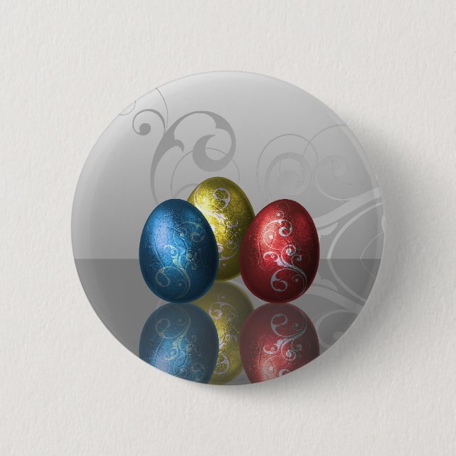 Glamour Easter Eggs - Button (Front)