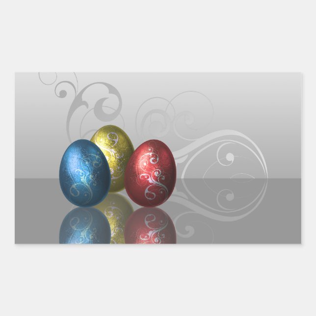 Glamour Easter Eggs - Sticker (Front)