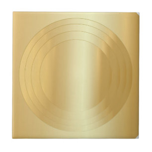 Glamour Faux Gold Blank Template Custom Elegant Tile