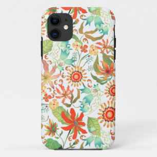 Glamour Floral White Case-Mate iPhone Case
