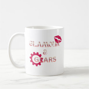 Glamour & Gears Feminine Mechanics Humor Coffee Mug