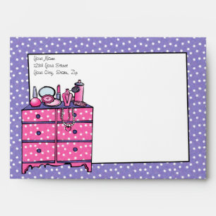 Glamour Girl Birthday Envelopes