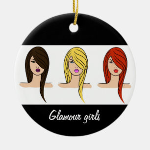 'Glamour girls' ornament
