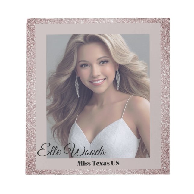 Glamour Glitz Autograph Pad (Front)