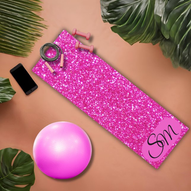 Glamour Glitz Personalised Yoga Mat (Creator Uploaded)