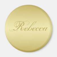 Glamour gold background Personalized Template Name