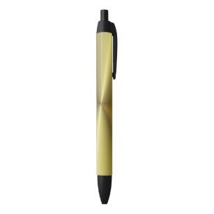 Glamour Gold Look Trendy Elegant Golden Template Black Ink Pen