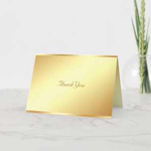 Glamour Gold Template Handwritten Thank You Text