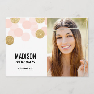 Glamour Graduation Party Invitation