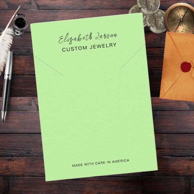 Glamour Hoops Custom Logo Chic Collection Olive Calling Card (Creator Uploaded)