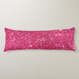 Glamour Hot Pink Glitter Body Cushion