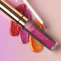 Glamour Modern Lipstick Lip Gloss Pink Label