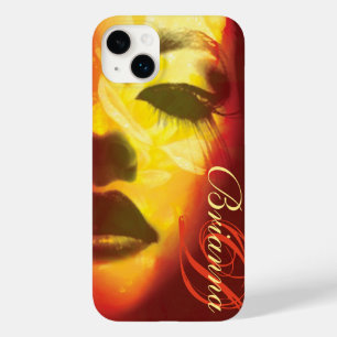 Glamour painted gold fashion Case-Mate iPhone 14 plus case
