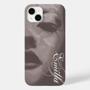 Glamour painted mono fashion Case-Mate iPhone 14 plus case