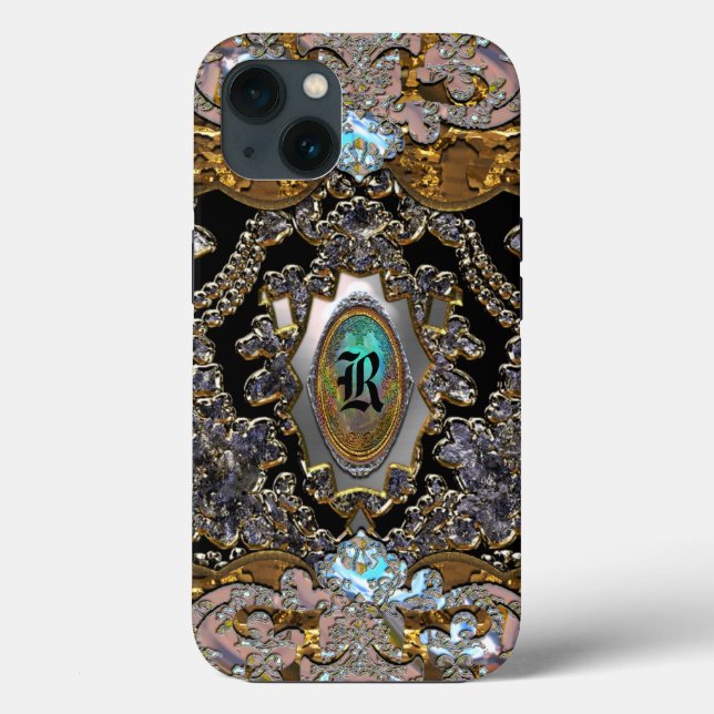 Glamour Shopshire Chic Monogram  Case-Mate iPhone Case (Back)