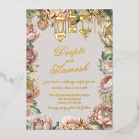 Glamourous Arabian Nights Pastel Floral Wedding