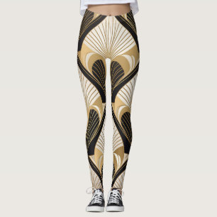 Glamourous Art Deco Leggings