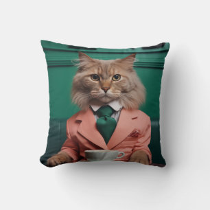 Glamourous Bengal Cat Cushion