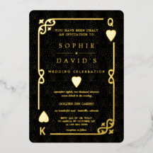 Glamourous Casino Las Vegas Poker Wedding Real