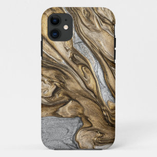 Glamourous Earthy Marble Swirl Pattern Case-Mate iPhone Case