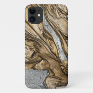 Glamourous Earthy Marble Swirl Pattern Case-Mate iPhone Case