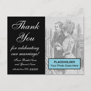 Glamourous & Fancy "Thank You" Postcard