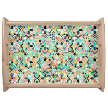 Glamourous Gilded Moroccan Tile Pattern