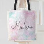Glamourous Glitter Pink Pretty Pattern Tote Bag<br><div class="desc">Easily personalise this pretty pink bokeh glitter pattern with your custom name and/or monogram.</div>