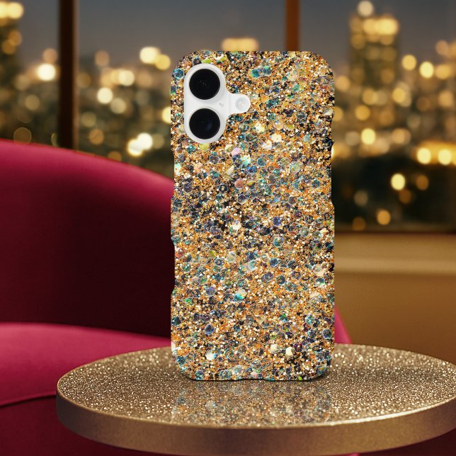 Glamourous Gold Glitter Blue Green Sparkly Sequins (Creator Uploaded)