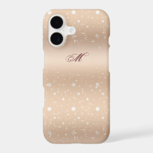 Glamourous gold metallic lustre, gradient, stars
