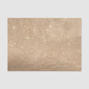 Glamourous Gold Sparkly Glitter Foil Ombre Gradien Tissue Paper