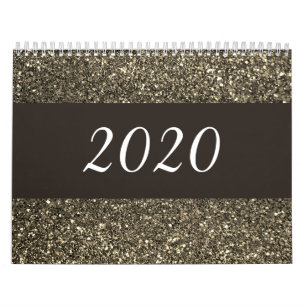 Glamourous inspirational calendar