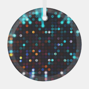 Glamourous Lights: Abstract Fashion Wallpaper Glass Tree Decoration