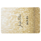 Glamourous modern chic faux gold glittery