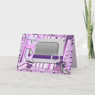 glamourous photo card