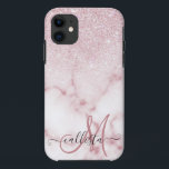 Glamourous Pink White Glitter Marble Gradient Ombr Case-Mate iPhone Case<br><div class="desc">This elegant and girly design perfect for the trendy and stylish fashionista. It features a faux printed pink sparkly glitter ombre gradient on top of a pink and white marble stone pattern background. It's glamourous, chic, luxurious, modern, and classy. ***IMPORTANT DESIGN NOTE: For any custom design request such as matching...</div>