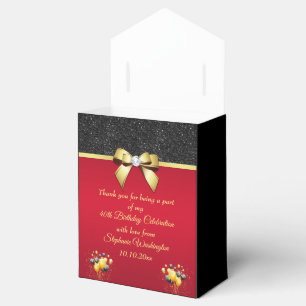 Glamourous, Romantic Elegance Birthday Thank You Favour Box