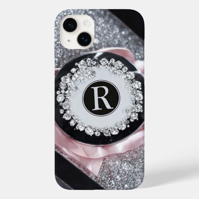 Glamourous Silver Glitter iPhone Case  (Back)