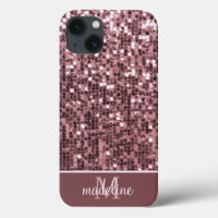 Glamourous Sparkly Rose Sequin/Glitter Name 
