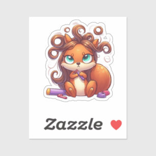 Glamourous Squirrel Hair Day