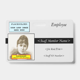 Glamourous Staff ID Badge