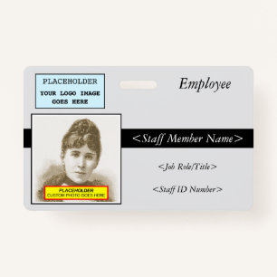 Glamourous Staff ID Badge